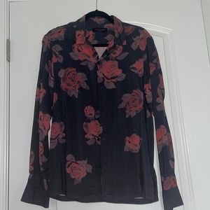 All Saints XS rose shirt ( MEN )